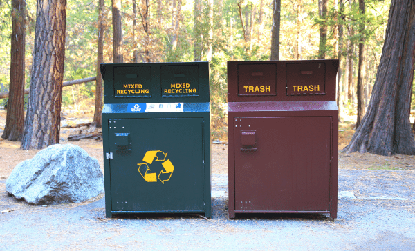 Metal and Cans recycling from the local council 